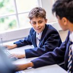 students in the computer room