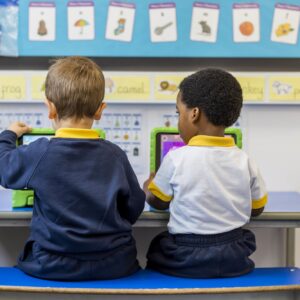 boys using tablets